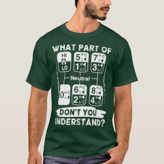 Funny Trucker Tee Gearshift Truck Driver Tees For