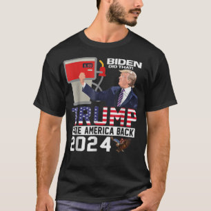Funny Trump 2024 Flag Anti Joe Biden Mean Tweets G T-Shirt