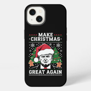Funny Trump 2024 Make Christmas Great Again  iPhone 13 Case