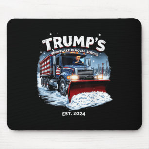 Funny Trump 2024 Victory Snowflake Removal Mouse Pad