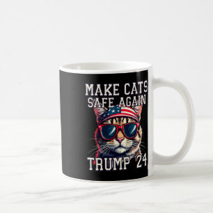 Funny Trump 24 President Dete Meme Make Cats Safe Coffee Mug