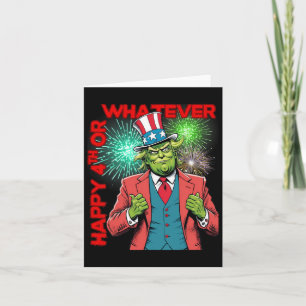 Funny Trump 4th Of July Card