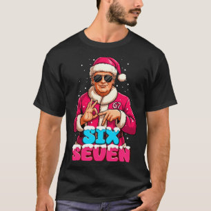 Funny Trump 67 Meme Costume Six Seven Christmas Sa T-Shirt