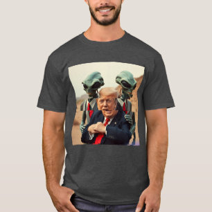Funny Trump - Alien Abduction  T-Shirt
