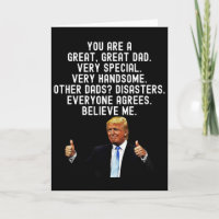 Funny Trump Birthday & Fathers day Gift For Dad