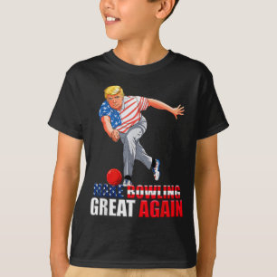 Funny Trump Bowling Make Bowling Great Again  T-Shirt