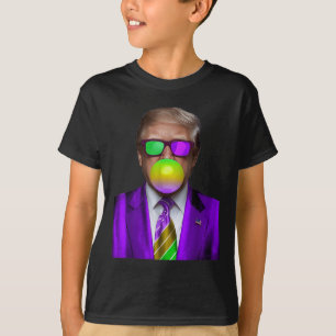 Funny Trump Bubble Gum Shirt Trump Mardi Gras 