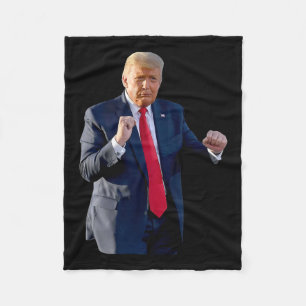 Funny Trump Dance Dancing Like A Felon Vote Trump  Fleece Blanket