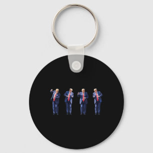 Funny Trump Dance Dancing Like A Felon Vote Trump Keychain