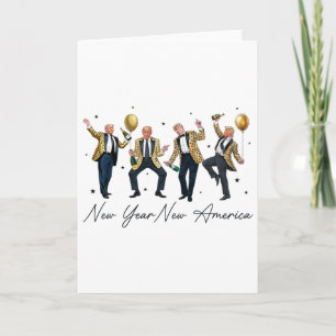 Funny Trump Dance New Year Eve Trump New Year New  Card