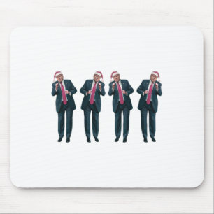 Funny Trump Dance Santa Christmas Ugly Sweater Xma Mouse Pad