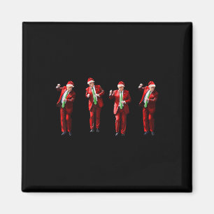 Funny Trump Dance Santa Claus Christmas Xmas Magnet