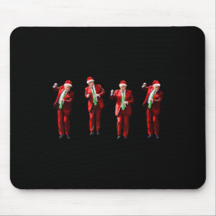Funny Trump Dance Santa Claus Christmas Xmas Mouse Pad