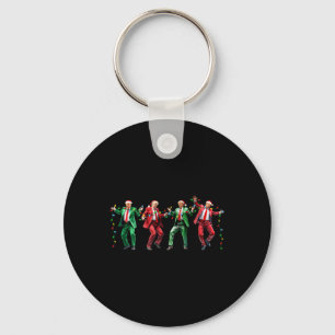 Funny Trump Dance Santa Claus Christmas Xmas Pajam Keychain