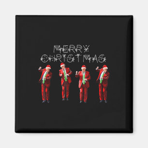 Funny Trump Dance Santa Claus Christmas Xmas Pajam Magnet