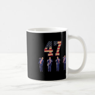 Funny Trump Dancing America 47 Trump Dance Men Wom Coffee Mug