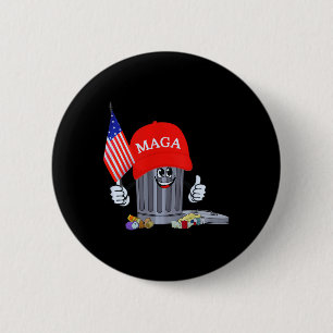 Funny Trump Garge Can Cartoon Character American F 2 Inch Round Button
