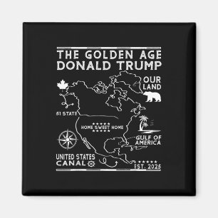 Funny Trump Greenland Panama Canal Canada Mexico G Magnet