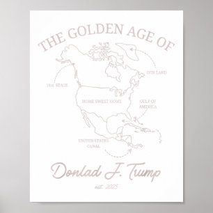Funny Trump Greenland Panama Canal Canada Mexico G Poster