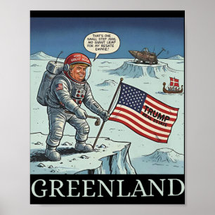 Funny Trump Greenland Real Estate  Poster