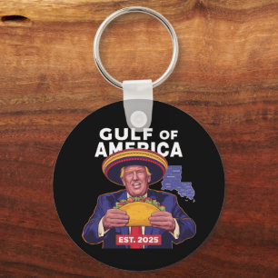 Funny Trump Gulf Of Us America 2025 Trump Keychain