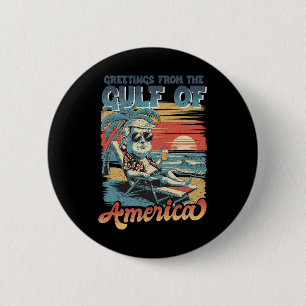 Funny Trump Gulf Of Us America 2025 Trump Merchand 2 Inch Round Button