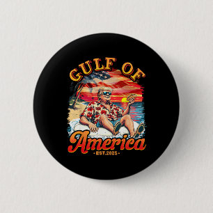 Funny Trump Gulf Of Us America 2025 Trump Merchand 2 Inch Round Button
