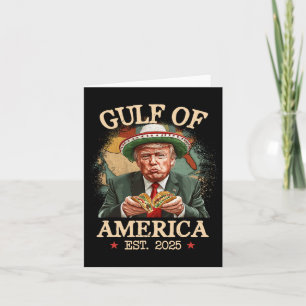 Funny Trump Gulf Of Us America 2025 Trump Merchand Card