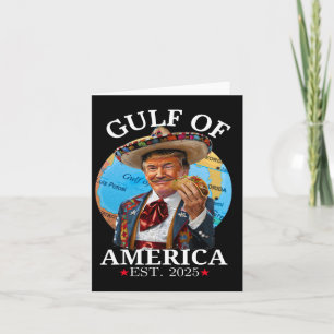 Funny Trump Gulf Of Us America 2025 Trump Merchand Card
