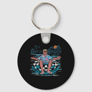 Funny Trump Gulf Of Us America 2025 Trump Merchand Keychain