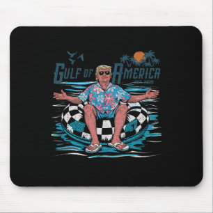 Funny Trump Gulf Of Us America 2025 Trump Merchand Mouse Pad