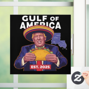 Funny Trump Gulf Of Us America 2025 Trump Window Cling