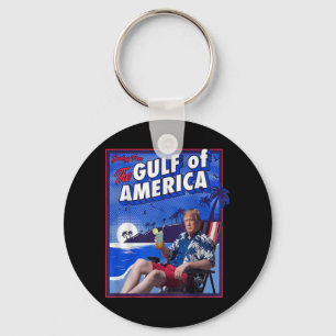 Funny Trump Gulf Of Us America  Keychain