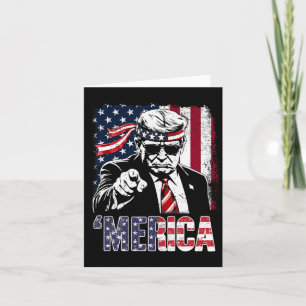 Funny Trump Gulf Of Us merica Trump Apparel 3  Card