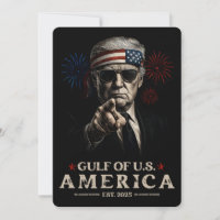 Funny Trump Gulf Of USA America 2025 4th Of July