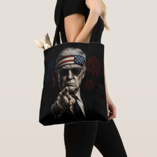 Funny Trump Gulf Of USA America 2025 4th Of July Tote Bag