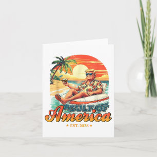 Funny Trump Gulf Of Usa America Est 2025  Card
