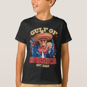 Funny Trump Gulf Of Usa America Est 2025 Gulf Of M T-Shirt
