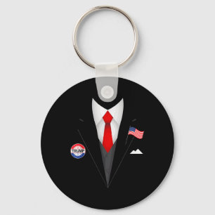 Funny Trump Halloween Costumes President Trump Keychain