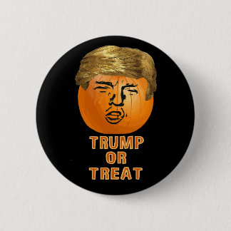 Funny Trump Halloween Trumpkin Pumpkin 2 Inch Round Button