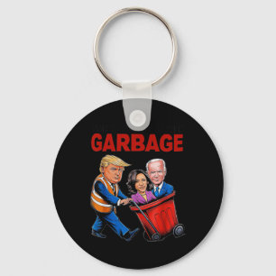 Funny Trump Lover - Time To Take Out The Garbage Keychain