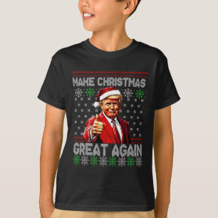 Funny Trump Make Christmas Great Again Ugly Sweate T-Shirt