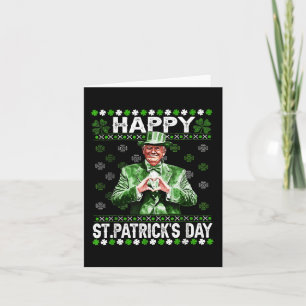 Funny Trump Make St Patricks Day Great Again 2025  Card