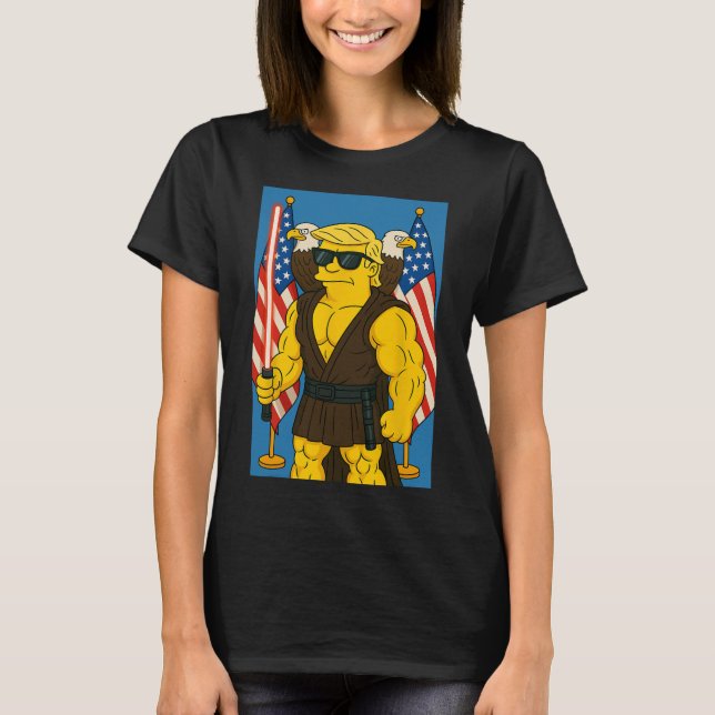 Funny Trump May 4th Be With You Vs Vatican Christi T-Shirt (Front)