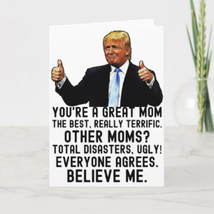 Funny Trump Mother's Day  Card