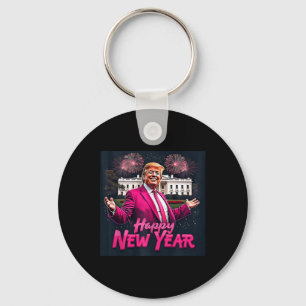 Funny Trump New Year Party 2025 Trump New Year New Keychain