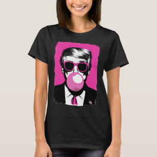 Funny Trump Pink Bubble Gum Sungles T-Shirt
