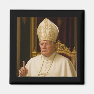 Funny Trump Pope Meme Gear Catholic Vatican Republ Magnet