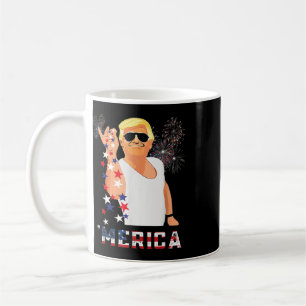 Funny Trump Salt Merica Freedom 4th Of July Gifts  Coffee Mug