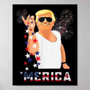 Funny Trump Salt Merica Freedom 4th Of July Gifts  Poster